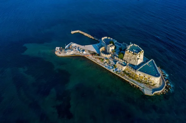 Luftaufnahme Der Alten Venezianischen Festung Auf Der Insel Bourtzi Nafplion — Stockfoto