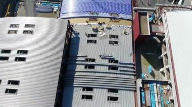 Thessaloniki, Yunanistan - 28 Şubat 2018: yeraltı demiryolu inşaat işleri üzerinde uçan hava Thessaloniki içinde inşa üretilmektedir nerede