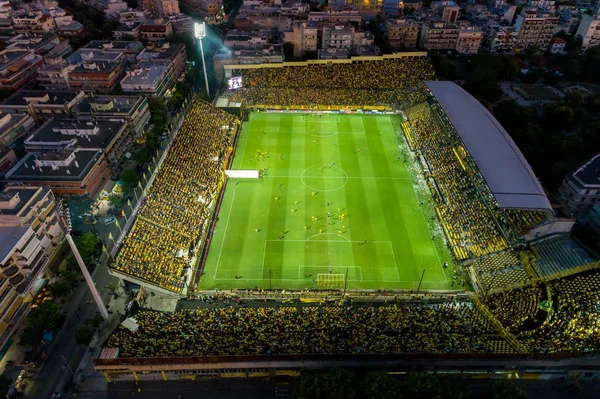 Luchtfoto van het Kleanthis Vikelidis stadium — Stockfoto
