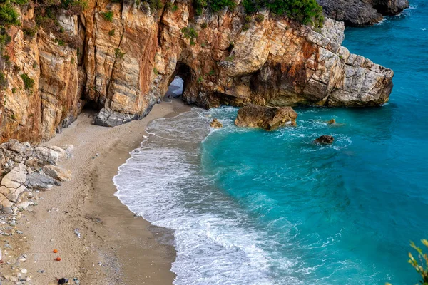 Mylopotamos Praia Tsagarada Pelion Grécia — Fotografia de Stock