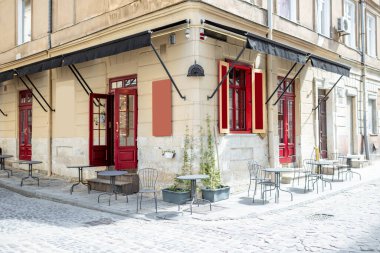 Vintage cafe cephesi