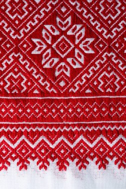 Nakışlı ukrayna havlusu, etnik süs