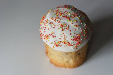 Paskalya pastası üst görünümü, yakın