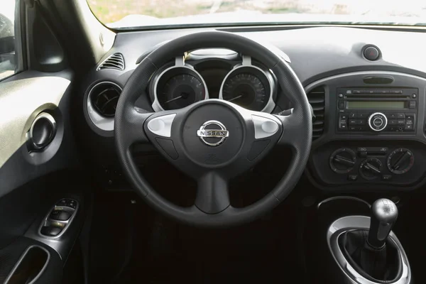 Novoselivka Dnipropetrovsk Region Ukraine July 2020 Nissan Juke 2019 White — Stock Photo, Image