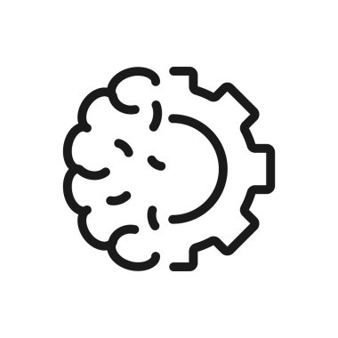 mühendislik optimizasyonu fikri - minimal çizgi web simgesi. basit ve