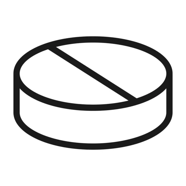 Medikament - minimale Linie Web-Symbol. einfache Vektorillustration — Stockvektor