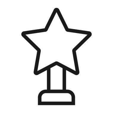 ödül - minimal çizgi web simgesi. basit vektör illüstrasyon. kibir