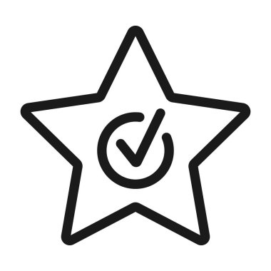 onay işareti, onay - minimal satır web simgesi. basit vektör illus