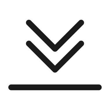 indir - minimal çizgi web simgesi. basit vektör illüstrasyon. Co