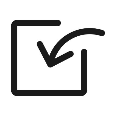 indir - minimal çizgi web simgesi. basit vektör illüstrasyon. Co