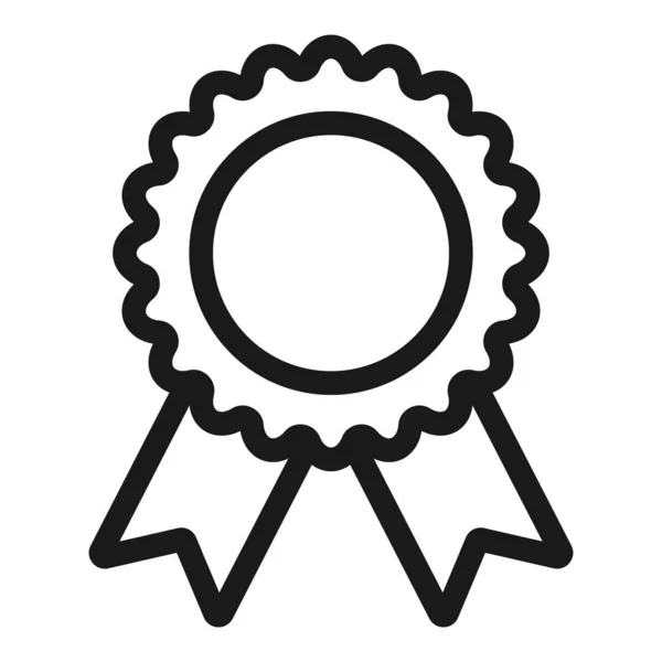 ödül şerit - minimal satır web simgesi. basit vektör illüstrasyon