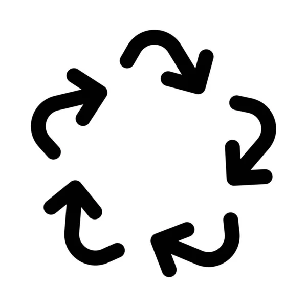 循环，回收，刷新 - 最小线Web图标。简单矢量 i — 图库矢量图片