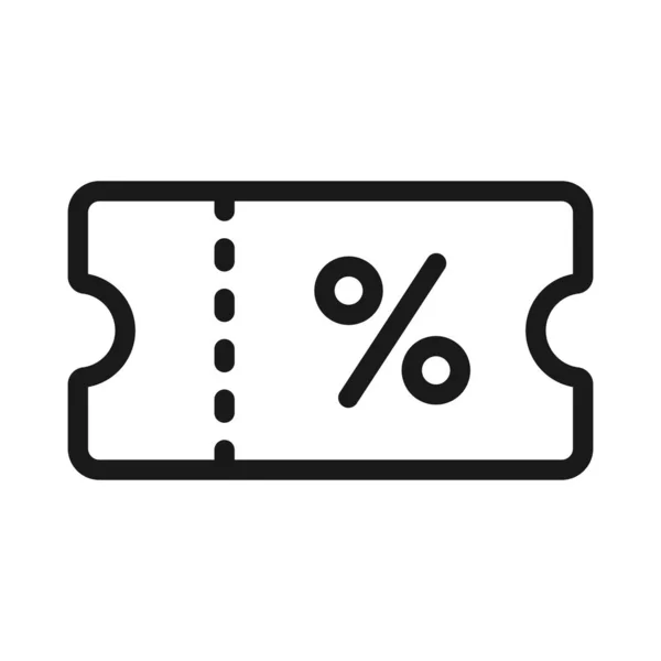 indirim, satış - minimum satır web simgesi. basit vektör illustrati