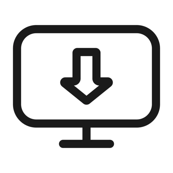 Télécharger - icône web de ligne minimale. illustration vectorielle simple. co — Image vectorielle