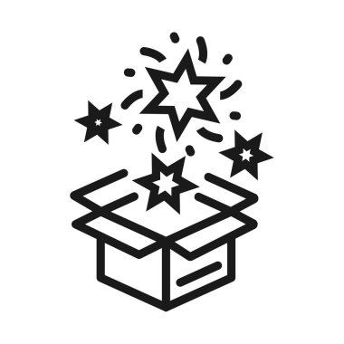 parti, doğum günü - minimal satır web simgesi. basit vektör illüstratör