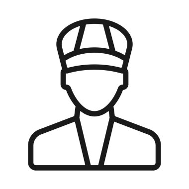 insanlar, kullanıcı - minimum satır web simgesi. basit vektör illüstrasyon