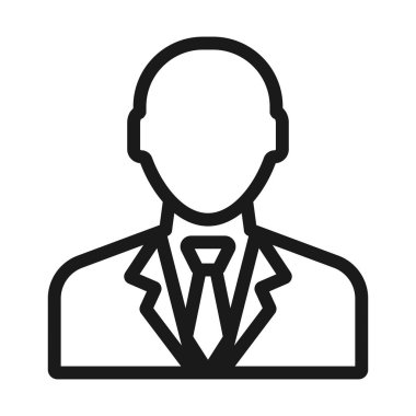 öğretmen - minimal satır web simgesi. basit vektör illüstrasyon. Con