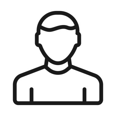 çocuk - minimal çizgi web simgesi. basit vektör illüstrasyon. Kavram