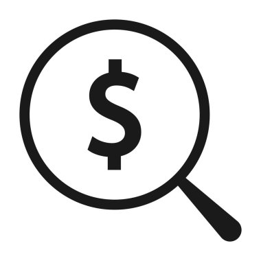 exchange arama - minimal satır web simgesi. basit vektör illüstratör