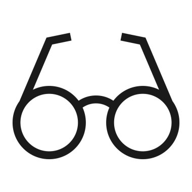 güneş gözlüğü - minimal çizgi web simgesi. basit vektör illüstrasyon.