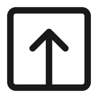 yükleme ve paylaşma - minimum satır web simgesi. basit vektör illustra