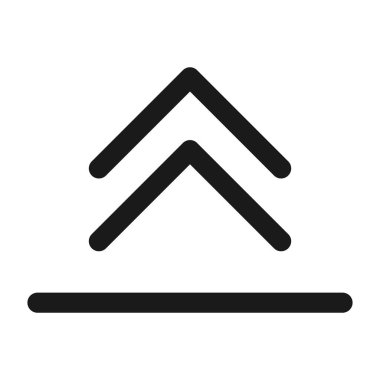 yükleme ve paylaşma - minimum satır web simgesi. basit vektör illustra