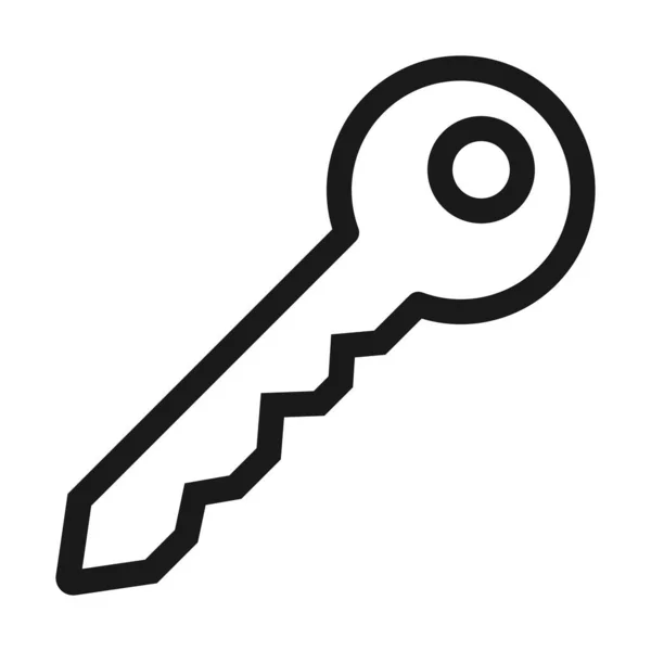 Sleutel-minimale line Web icoon. Eenvoudige vector illustratie. Concept — Stockvector