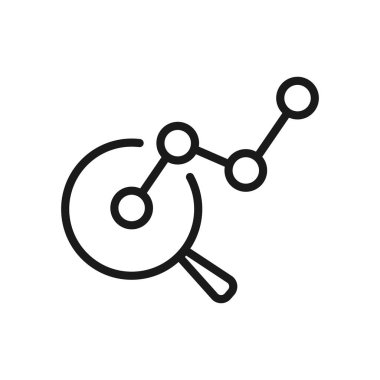 iş grafiklerini arayın. en az ince çizgi web simgesi. basit vekto