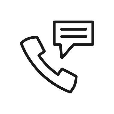 sesli mesaj. en az ince çizgi web simgesi. basit vektör illustr