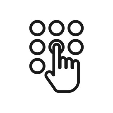 numarayı çevirin. en az ince çizgi web simgesi. basit vektör illus