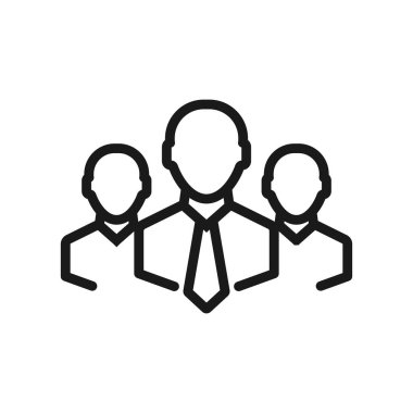 Kısa basın toplantısı bilgilendirici. minimal ince çizgi web simgesi. 