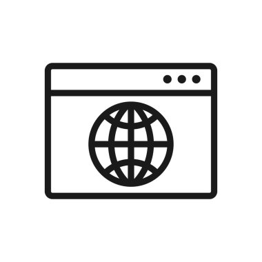 Seo. en az ince çizgi web simgesi. basit vektör illüstrasyon anahat. infografik, web sitesi veya uygulama için kavram.