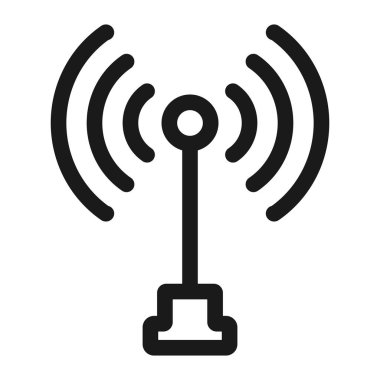 hava sistemi - minimal çizgi web simgesi. basit vektör illustratio