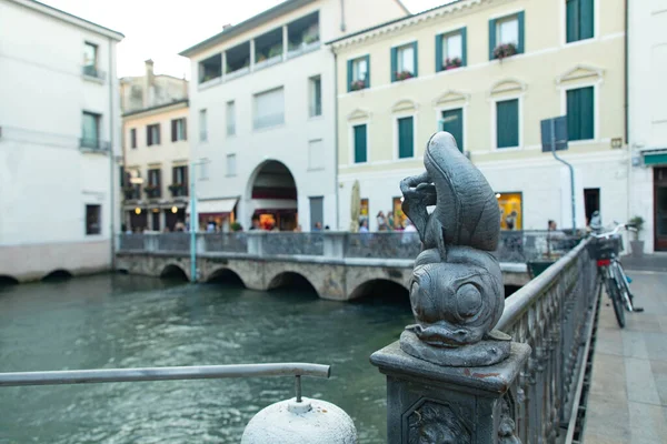 Treviso balıkçı adası - pazarın balık sembolü