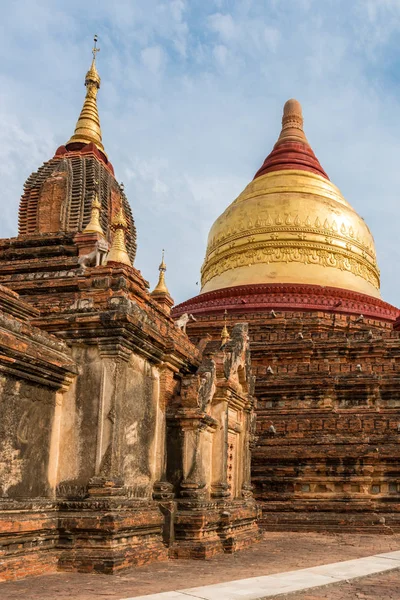 Vertikální Obrázek Starověké Buddhistické Dhammayaziky Pagoda Orientační Bod Bagan Myanmaru — Stock fotografie