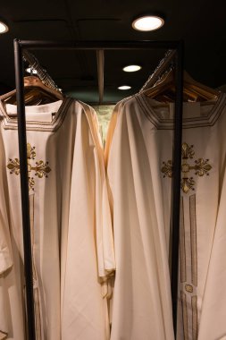 Floransa, İtalya - 25 Mart 2016: Floransa, İtalya 'nın tarihi simgesi olan Santa Maria del Fiore Katedrali' ndeki yeraltı müzesinin resmi