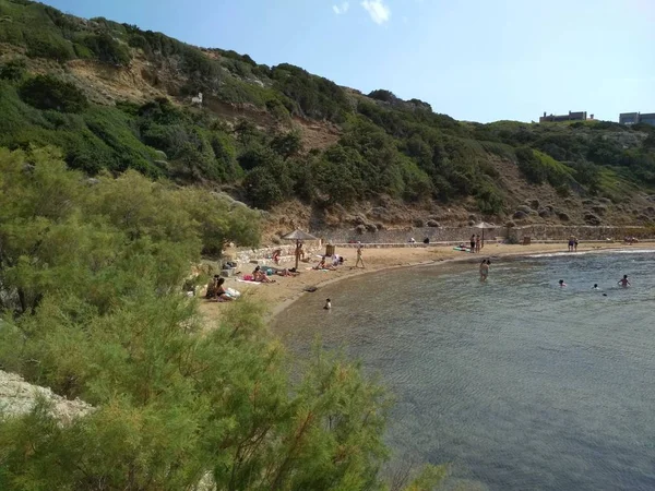 City Beach Rafina Greece — Stock Photo, Image