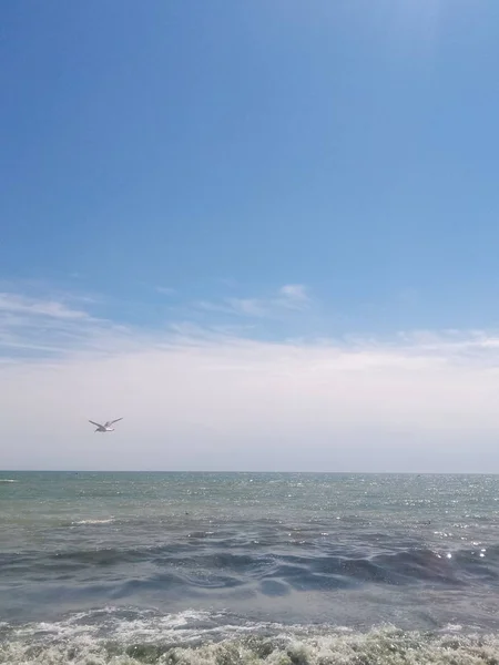 Ochtend Een Storm Aan Kust — Stockfoto