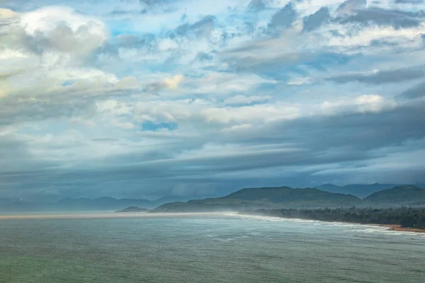 Вид Вершины Горы Утренний Снимок Сделан Gokarna Karnataka India Показывает — стоковое фото