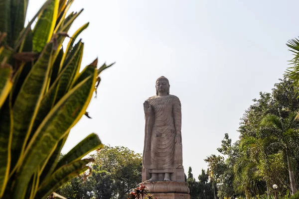 Dev Buda heykeli gün ışığında eşsiz bir açıyla çekildi.