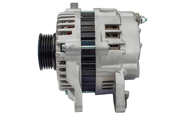 Car alternator on a white background — Stock Photo, Image