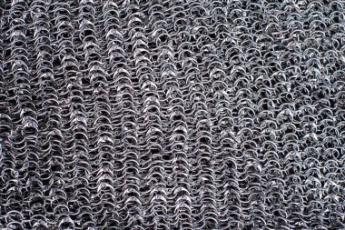 bağlantıları arka planı için metal zincir posta