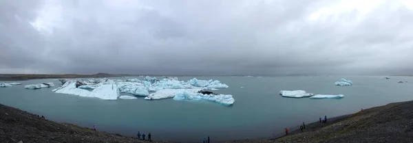 冰原Jokulsarlon冰川泻湖 — 图库照片