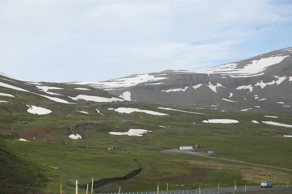 Islanda Tipica Scena Montagna Islanda — Foto Stock