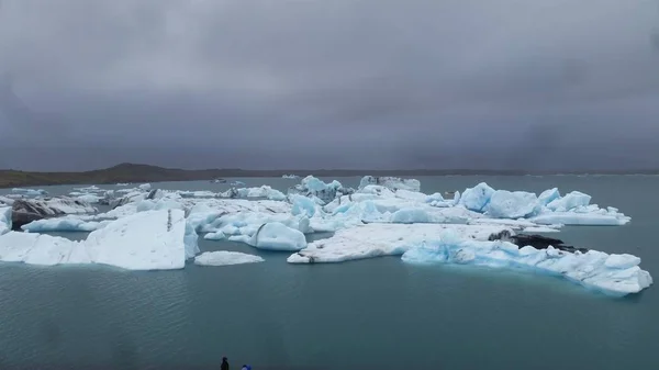 Ledovcová Laguna Jokulsarlon Island — Stock fotografie