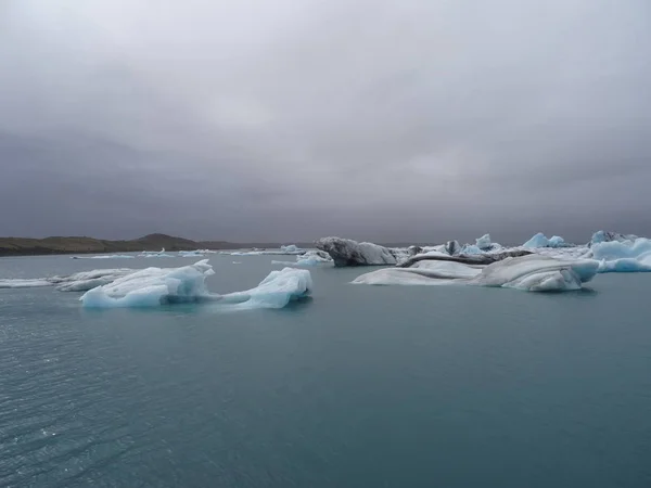 冰原Jokulsarlon冰川泻湖 — 图库照片