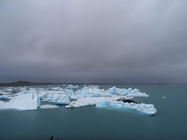 Laguna Ghiacciaio Jokulsarlon Ghiacciaio Ghiacciato — Foto Stock