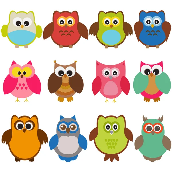 vektör kuş kümesi.