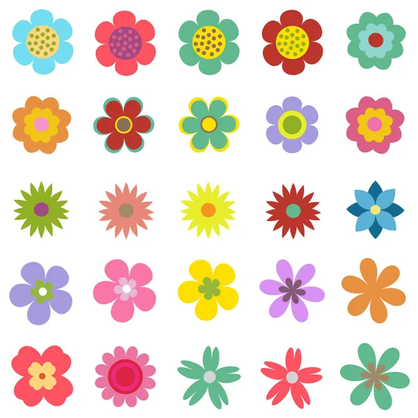 Doğa temalı vektör seti.