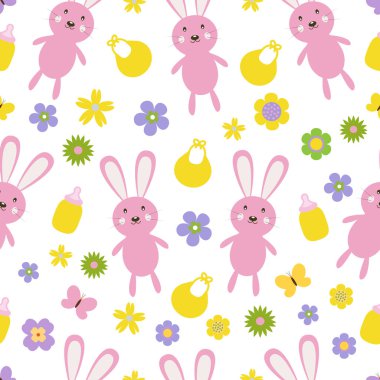 Vektör dikişsiz doku çocuklar.